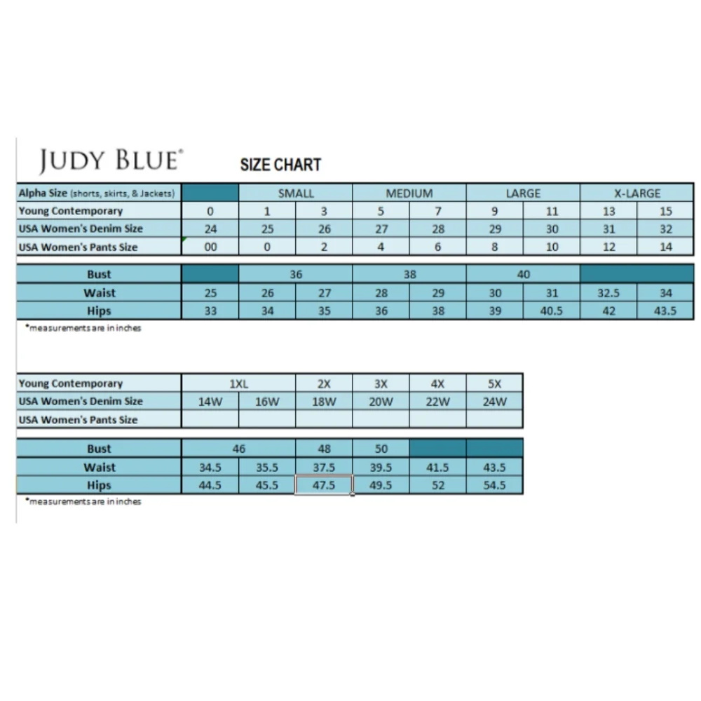 Lemon Patch Distressed Judy Blue Jeans - Picture 3 of 3